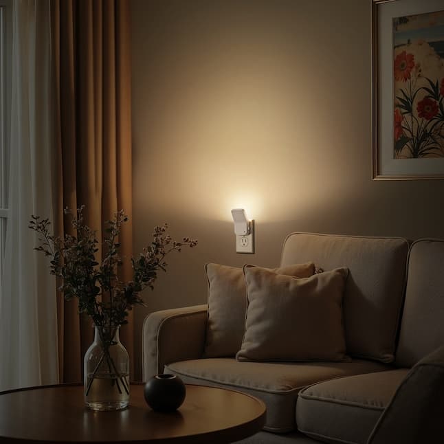 DORESshop LED night light bathroom and hallway detail